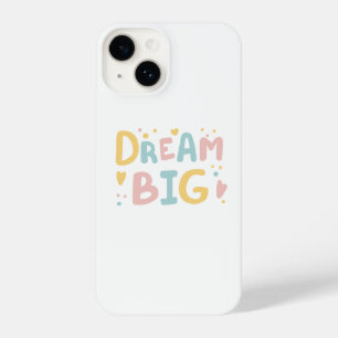 Dream Big Pastel Hearts iPhone 14 Hoesje