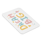 Dream Big Pastel Hearts Magneet (Rechterzijde)