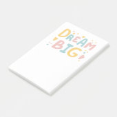 Dream Big Pastel Hearts Post-it® Notes (Schuin)