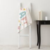 Dream Big Pastel Hearts Sherpa Deken (In situ)