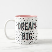 Dream Big Pastel & Spot Inspirerend Quote Mok (Links)