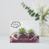 Dream Big Phrase Briefkaart (Staand voorkant)