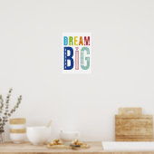 Dream big poster (Keuken)