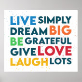 Dream Big Poster (Voorkant)