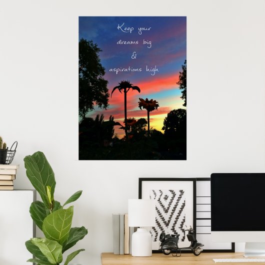 Dream big poster (Thuiskantoor)