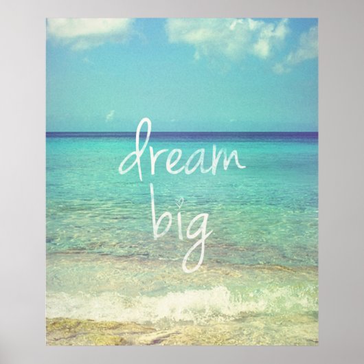 Dream big poster (Voorkant)