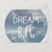 Dream Big Quote Briefkaart (Voorkant)