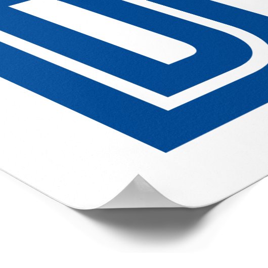 DREAM BIG QUOTE moderne typografie heldere kleuren Poster (Hoek)