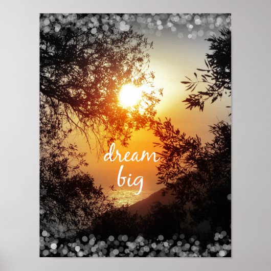 Dream Big Quote Poster (Voorkant)