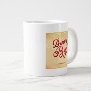 Dream Big Red Grote Koffiekop