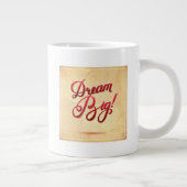 Dream Big Red Grote Koffiekop (Rechts)