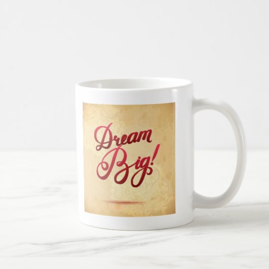 Dream Big Red Koffiemok (Rechts)