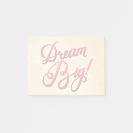 Dream Big Red Post-it® Notes (Voorkant)