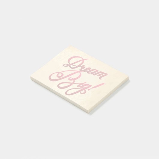 Dream Big Red Post-it® Notes (Schuin)