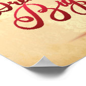Dream Big Red Poster (Hoek)