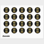 Dream Big Ronde Sticker (Vel)