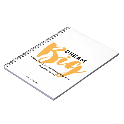 Dream Big Scripting Notitieboek (Linkerzijde)