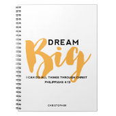 Dream Big Scripting Notitieboek (Voorkant)