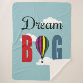 Dream big sherpa deken (Voorkant)