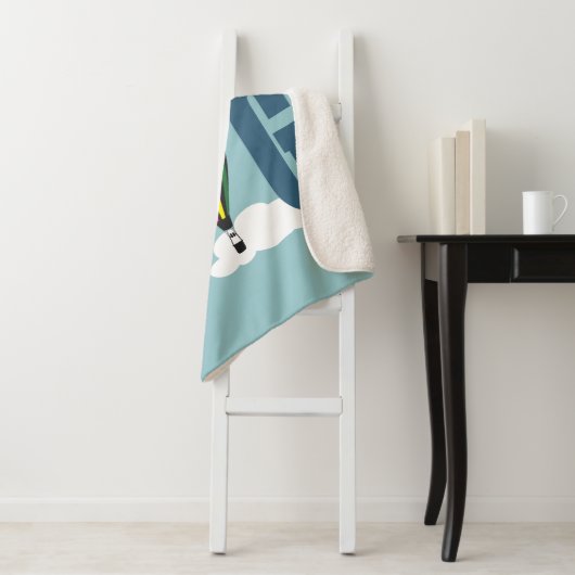 Dream big sherpa deken (In situ)