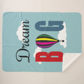 Dream big sherpa deken (Voorkant (horizontaal))