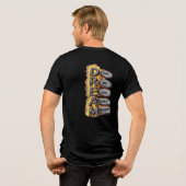 Dream Big, Sleep Deeper – Surrealistische Dreamsca Tri-Blend Shirt (Achterkant volledig)