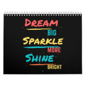Dream Big Sparkle Meer Shine Bright Kalender (Hoes)
