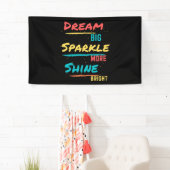 Dream Big Sparkle Meer Shine Bright Spandoek (Insitu)