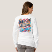 Dream BIG, Sparkle More, SHINE BRIGHT T-shirt (Achterkant volledig)