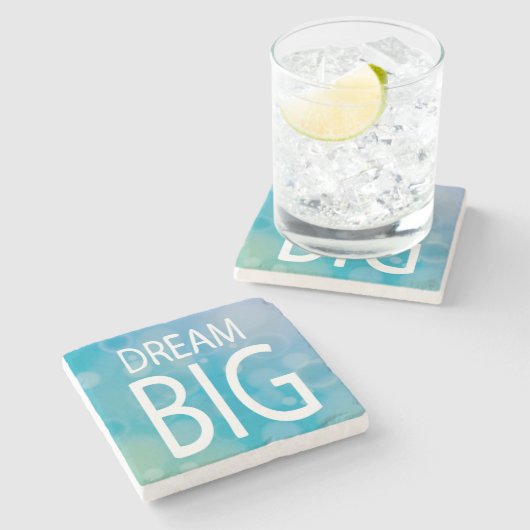 Dream Big Stenen Onderzetter (Zijkant)