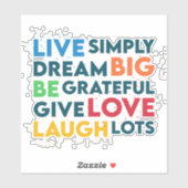 Dream Big Sticker (Vel)