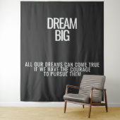 Dream Big Tapestry Wandkleed (In situ)