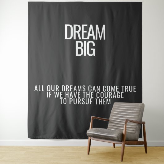 Dream Big Tapestry Wandkleed (In situ)