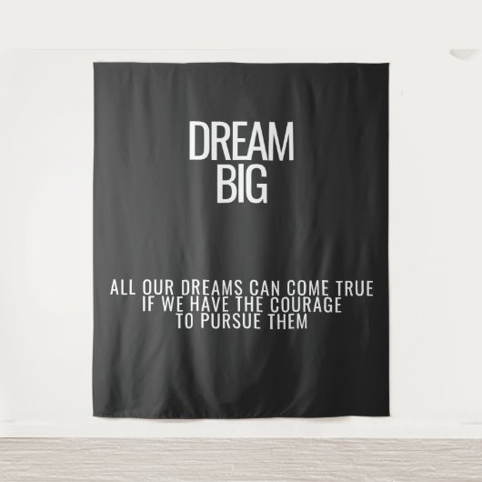 Dream Big Tapestry Wandkleed (Voorkant)