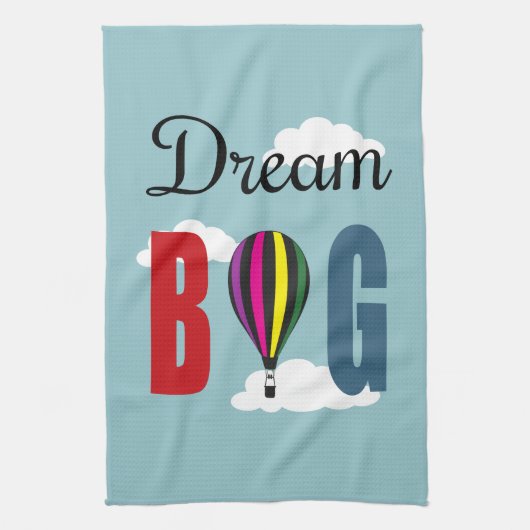 Dream big theedoek (Verticaal)