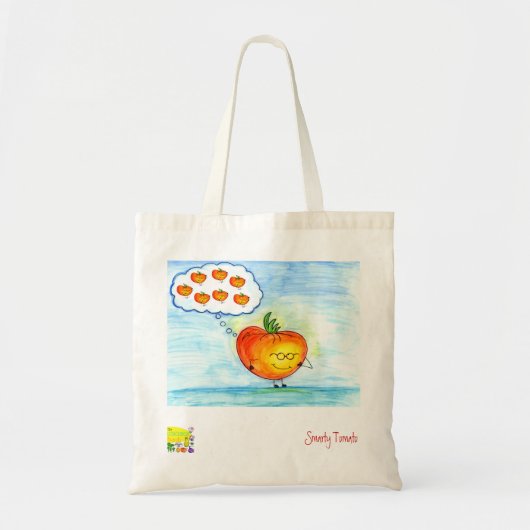 Dream Big Tomato-tas Tote Bag (Voorkant)