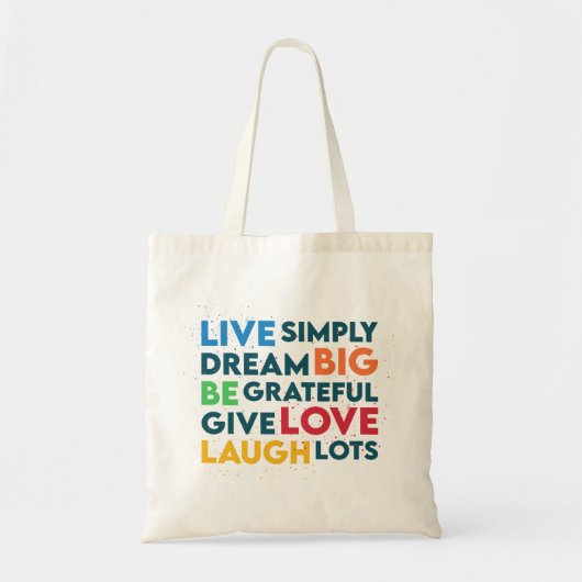Dream Big Tote Bag (Voorkant)