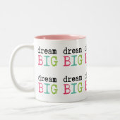 Dream Big Tweekleurige Koffiemok (Links)