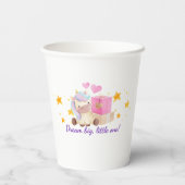 🎁 Dream Big Unicorn Paper Cup ✨💖 Papieren Bekers (Achterkant)