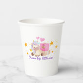 🎁 Dream Big Unicorn Paper Cup ✨💖 Papieren Bekers (Voorkant)