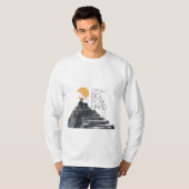 Dream Big, werk hard T-shirt (Voorkant volledig)