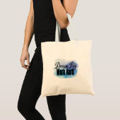 Dream Big, werk hard Tote Bag (Voorkant (product))