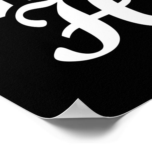 Dream Big Work Hard - Gym, Hustle, Succes Poster (Hoek)