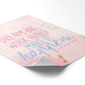 DREAM BIG WORK HARD POSTER (Hoek)