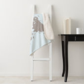 Dream Big World Traveller Blue Gepersonaliseerde b Sherpa Deken (In situ)