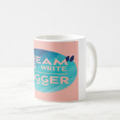 Dream Big Write Bigger optie 2 Koffiemok (Voorkant rechts)