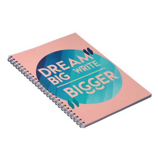 Dream Big Write Bigger optie 2 Notitieboek (Rechterzijde)