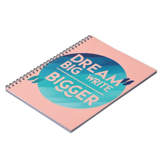 Dream Big Write Bigger optie 2 Notitieboek (Linkerzijde)