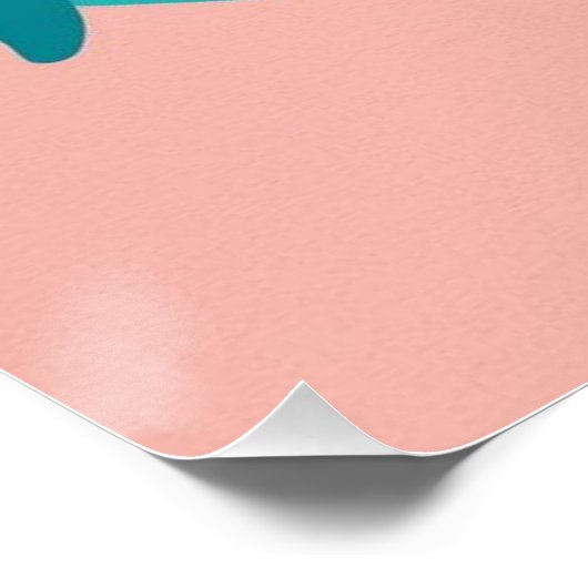 Dream Big Write Bigger optie 2 Perfect Poster (Hoek)