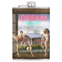 Dream Bigger Altered Art  dansers Heupfles